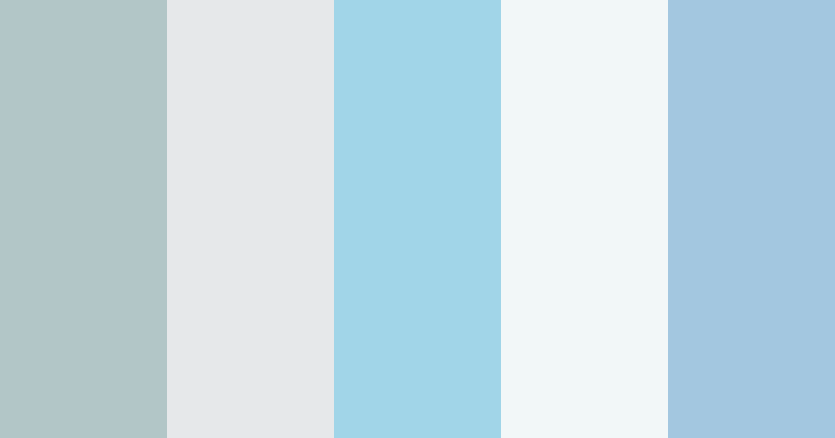 Download scandinavian serenity color palette PNG image (landscape)