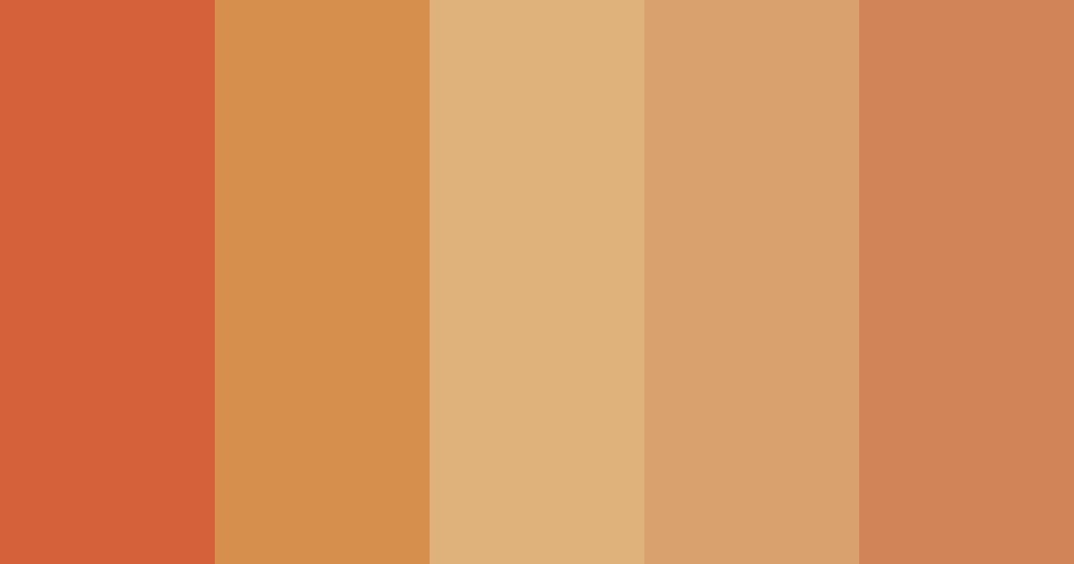 Download egyptian red sand color palette PNG image (landscape)