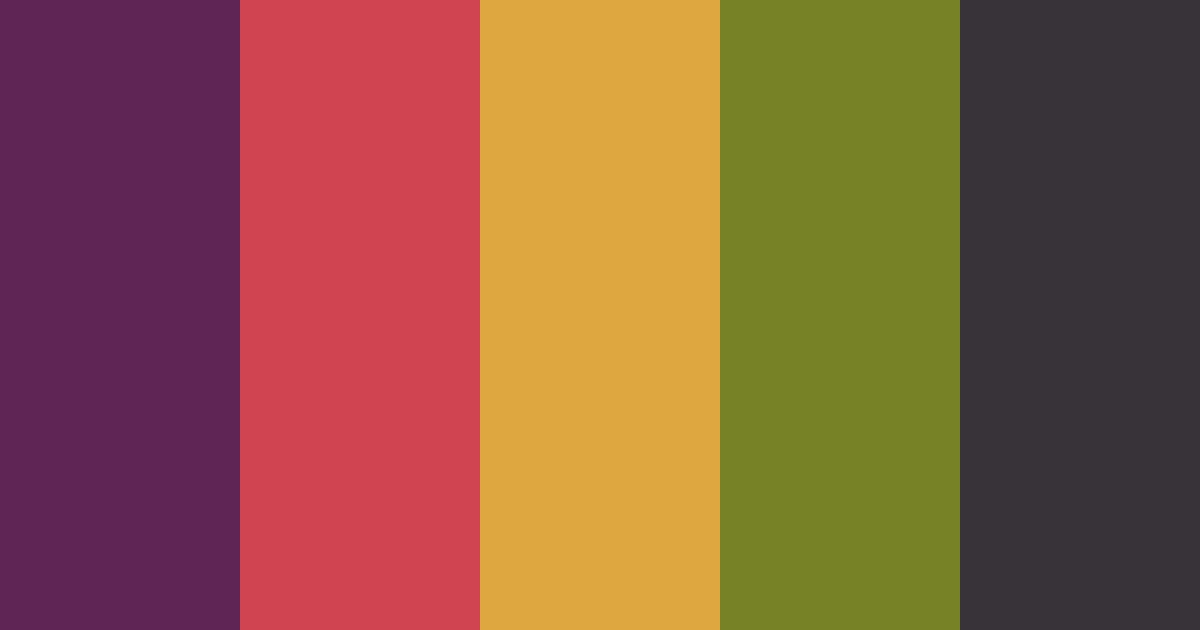 Download monster huntress color palette PNG image (landscape)