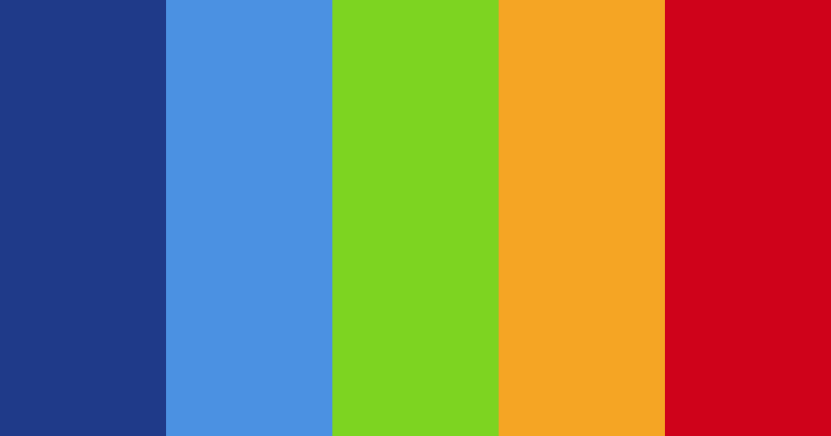 Download modern tech color palette PNG image (landscape)