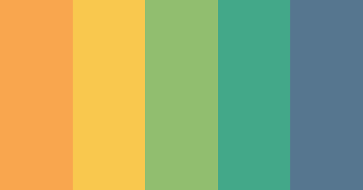 Download 60s vibes color palette PNG image (landscape)