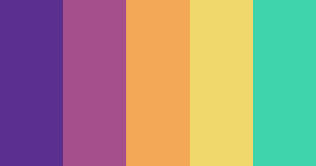 Download y2k vibe color palette PNG image (landscape)