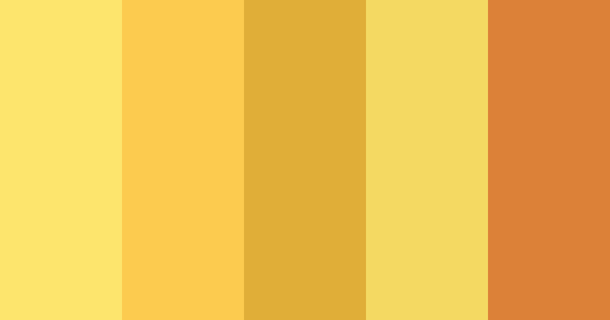 Download hufflepuff color palette PNG image (landscape)