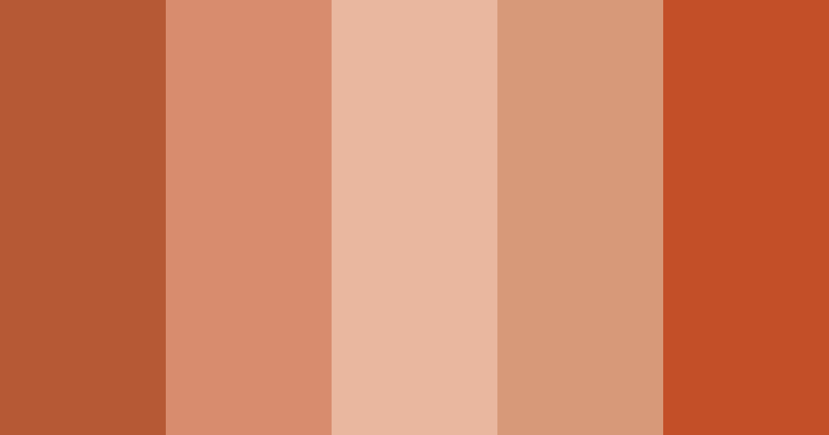 Download auburn glow color palette PNG image (landscape)