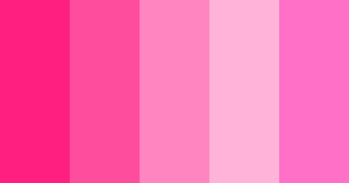 Download fuchsia dream color palette PNG image (landscape)