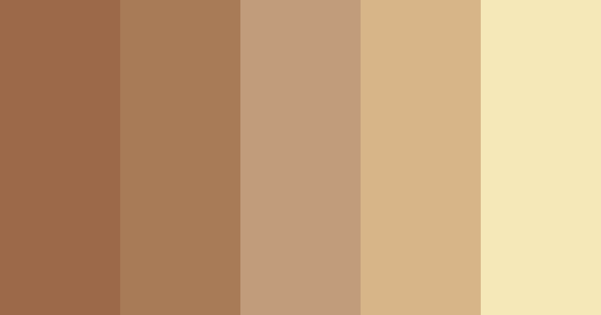 Download bronze glow color palette PNG image (landscape)