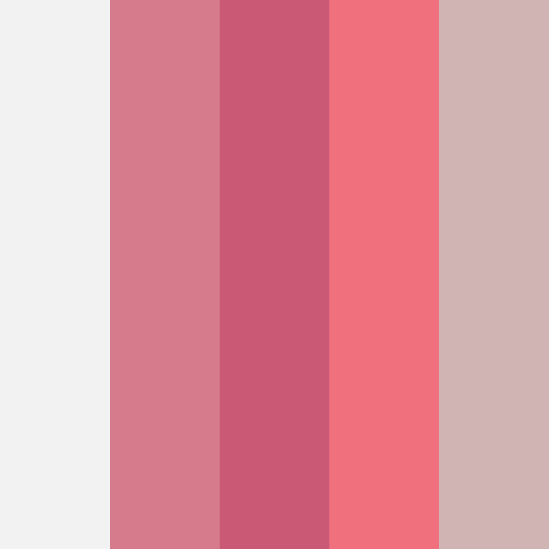Download rose garden color palette PNG image (square)