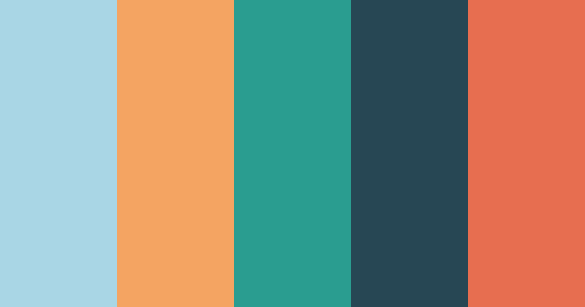 Download dipper pines color palette PNG image (landscape)