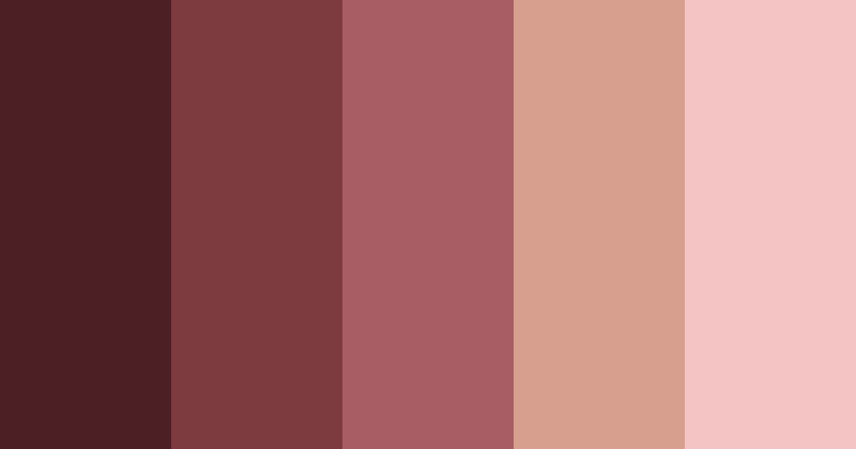 Download dark cherry color palette PNG image (landscape)