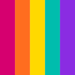 Punk Hippie in ヒッピー Color Palettes