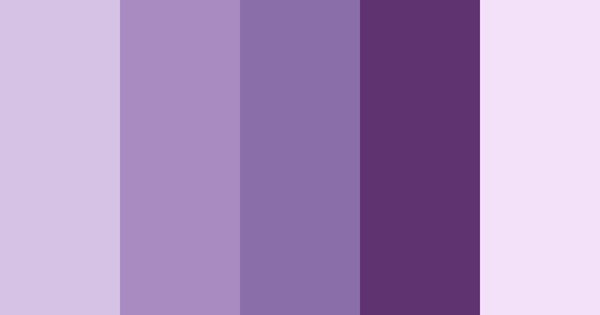 Download lavender dreams color palette PNG image (landscape)