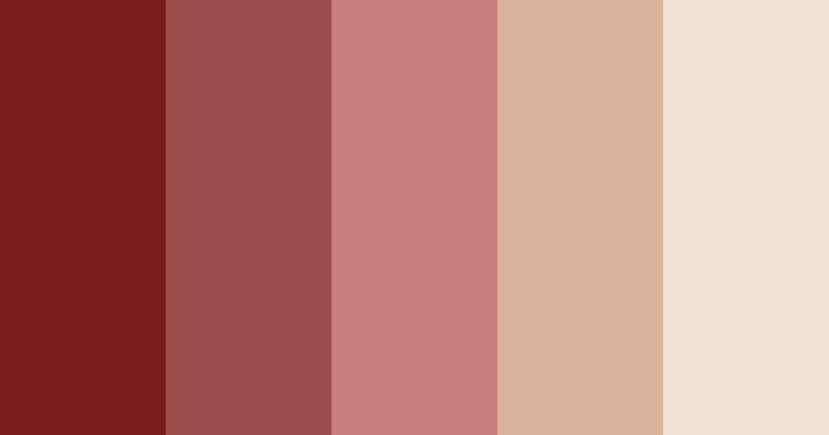 Download burgundy bliss color palette PNG image (landscape)