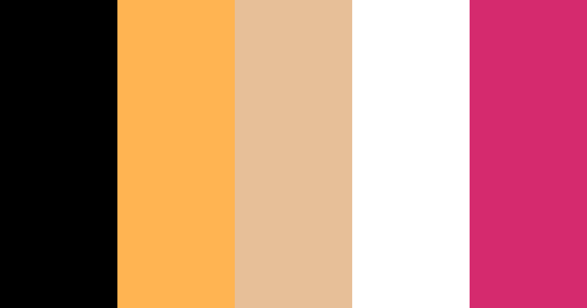 Download sunset vibes color palette PNG image (landscape)