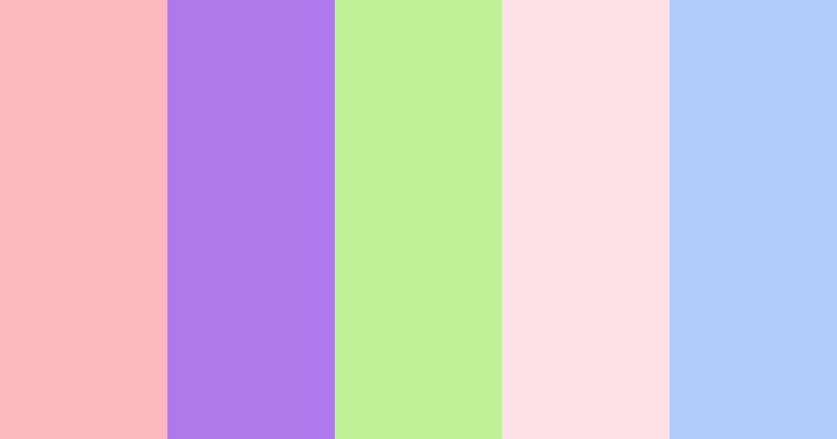 Download gay autistic clown color palette PNG image (landscape)