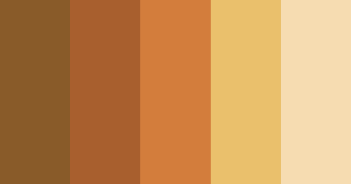 Download auburn glow color palette PNG image (landscape)