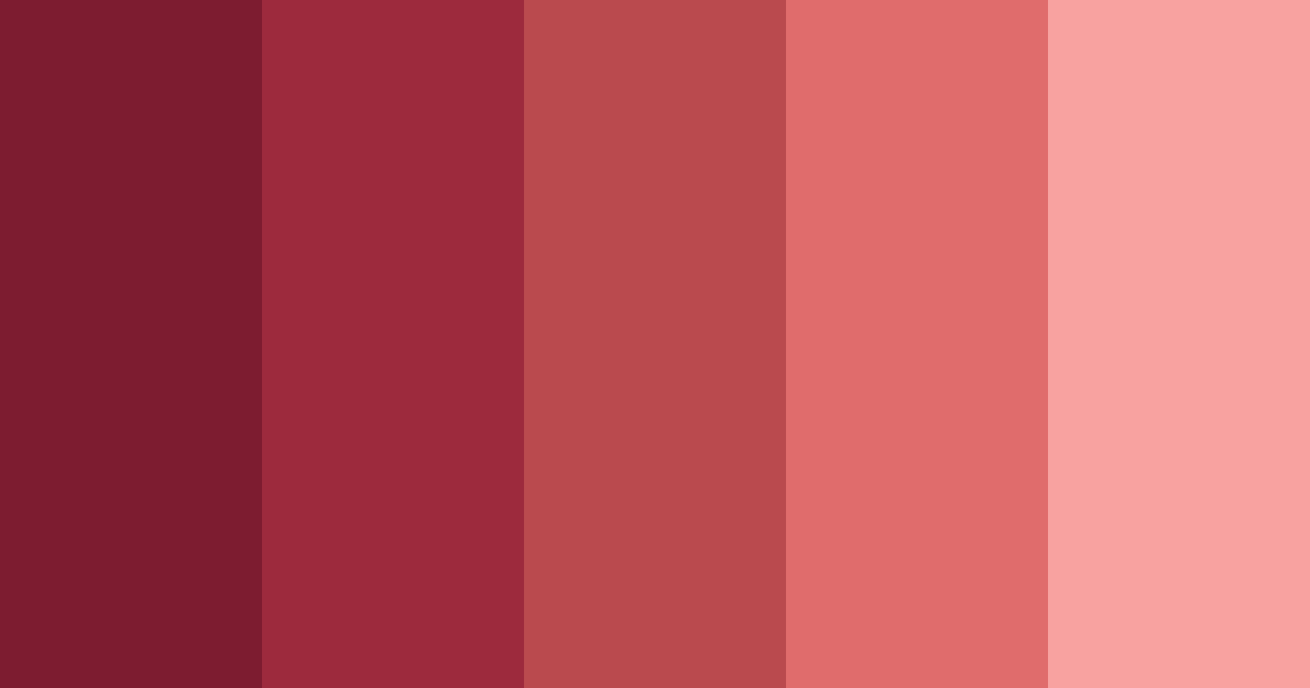 Download blood color palette PNG image (landscape)