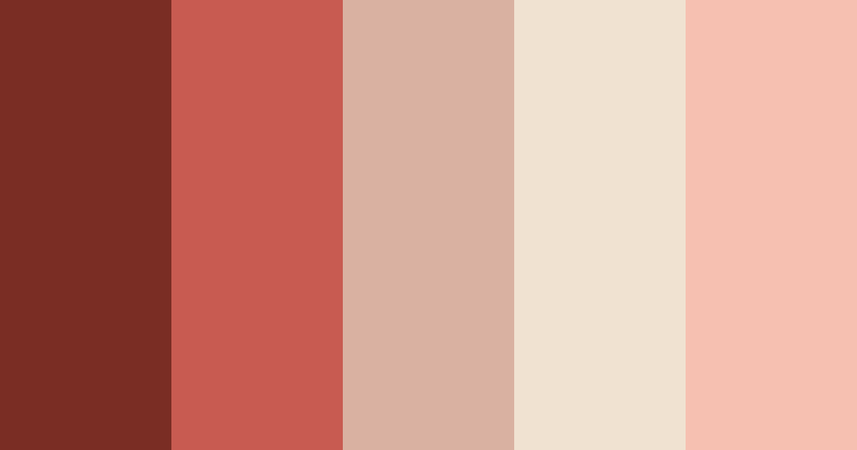 Download auburn glow color palette PNG image (landscape)