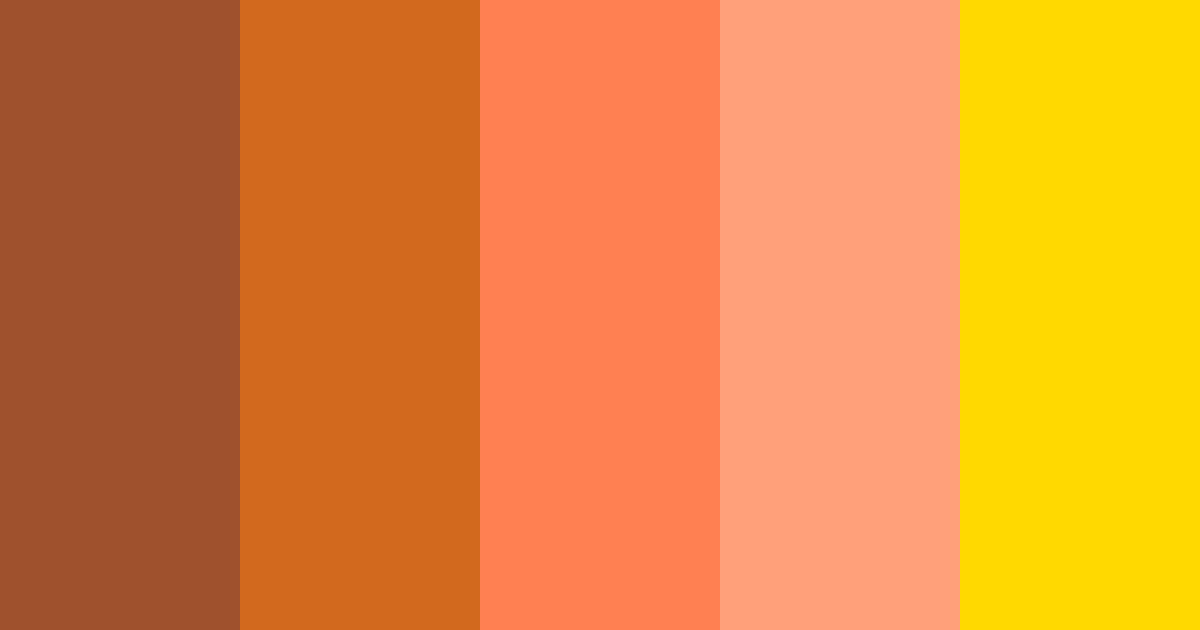 Download auburn sunset color palette PNG image (landscape)