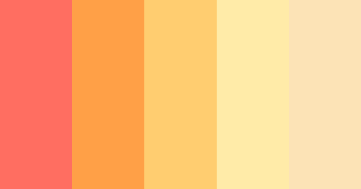 Download sunset glitter color palette PNG image (landscape)