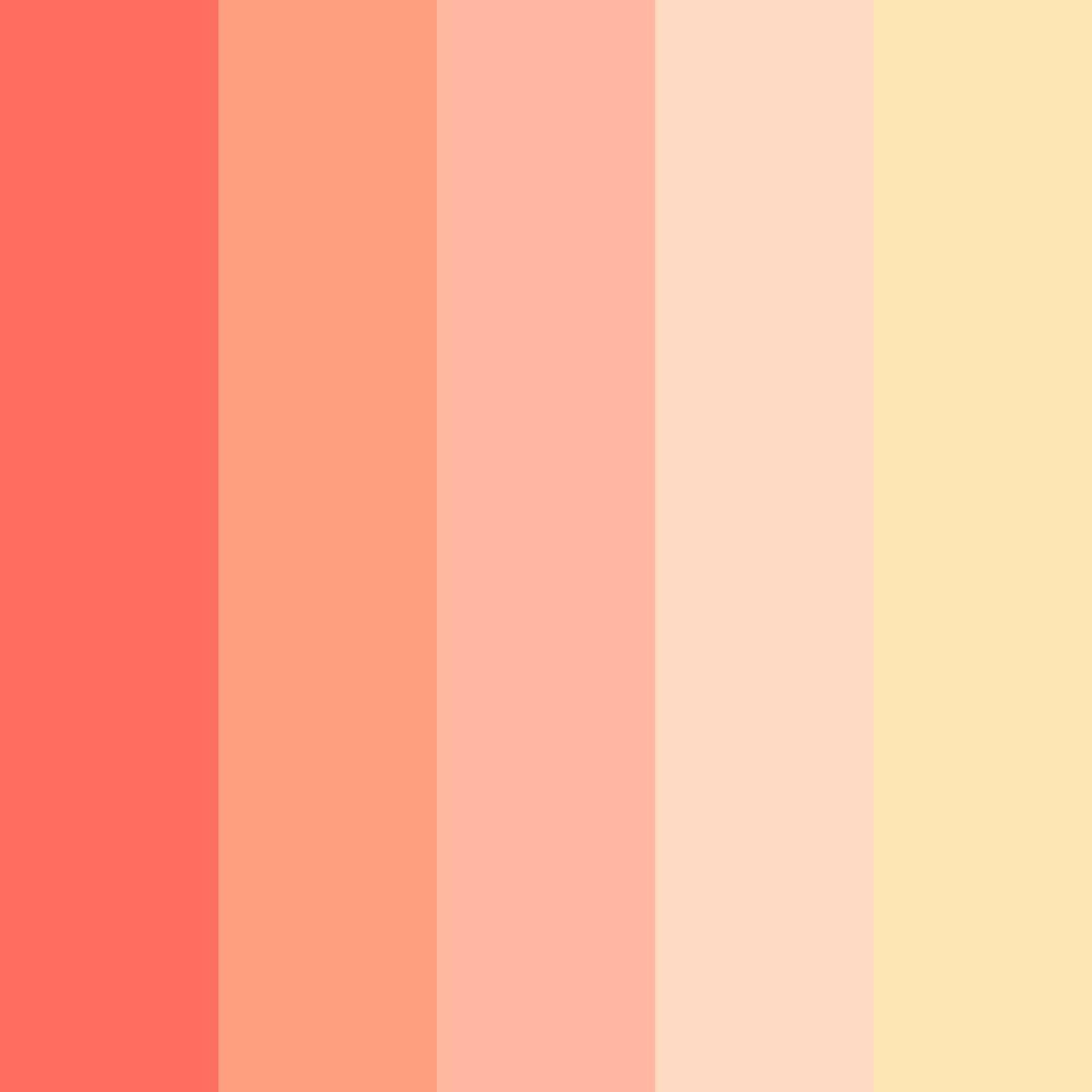 Download hawaii sunset color palette PNG image (square)
