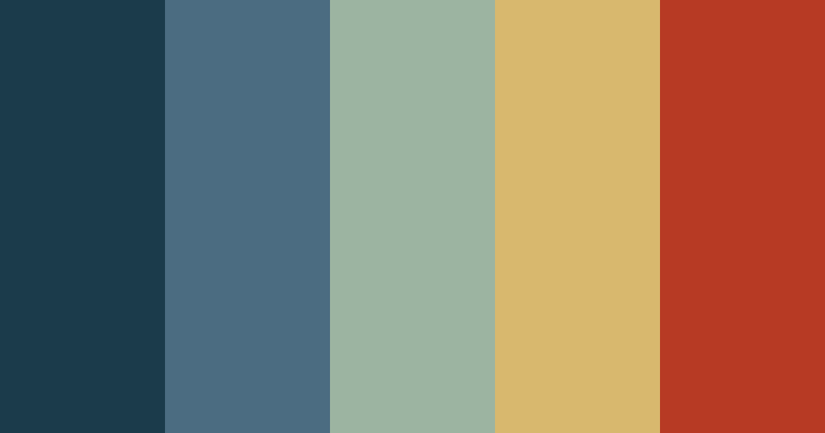 Download ocean auburn earthy color palette PNG image (landscape)