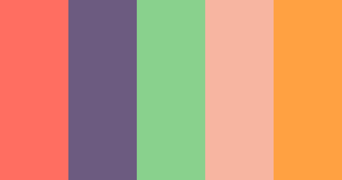 Download late 90's y2k playful color palette PNG image (landscape)