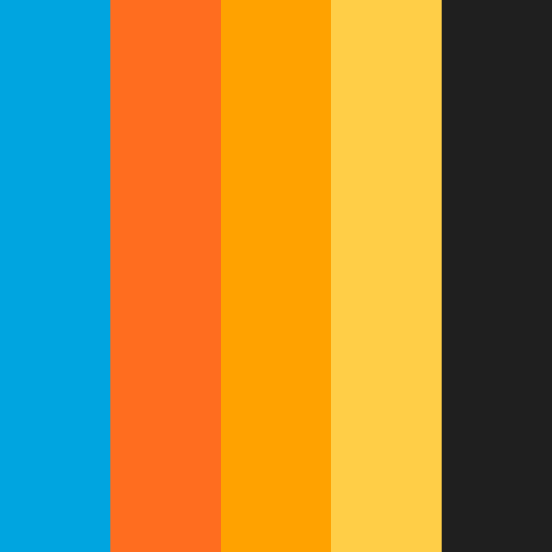 Download late 90's y2k futurism color palette PNG image (square)