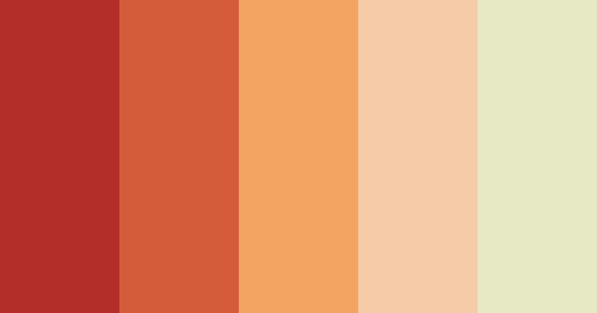Download tall poppy color palette PNG image (landscape)