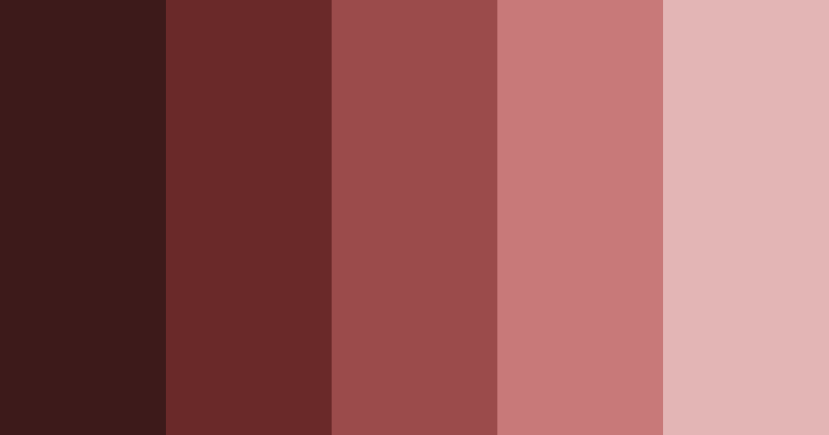 Download maroon sunset color palette PNG image (landscape)