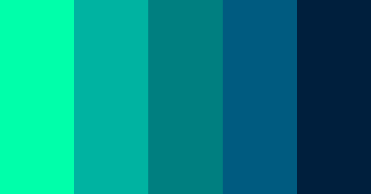 Download neon cyber color palette PNG image (landscape)