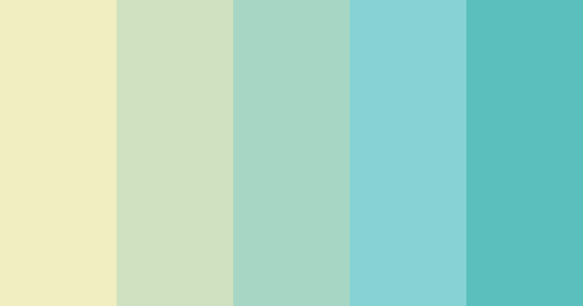 Download mint julep color palette PNG image (landscape)