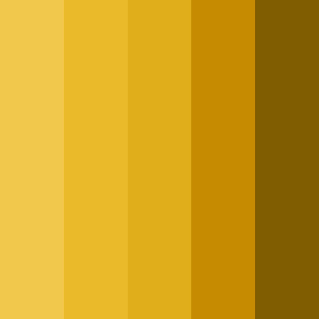 Download golden feline color palette PNG image (square)