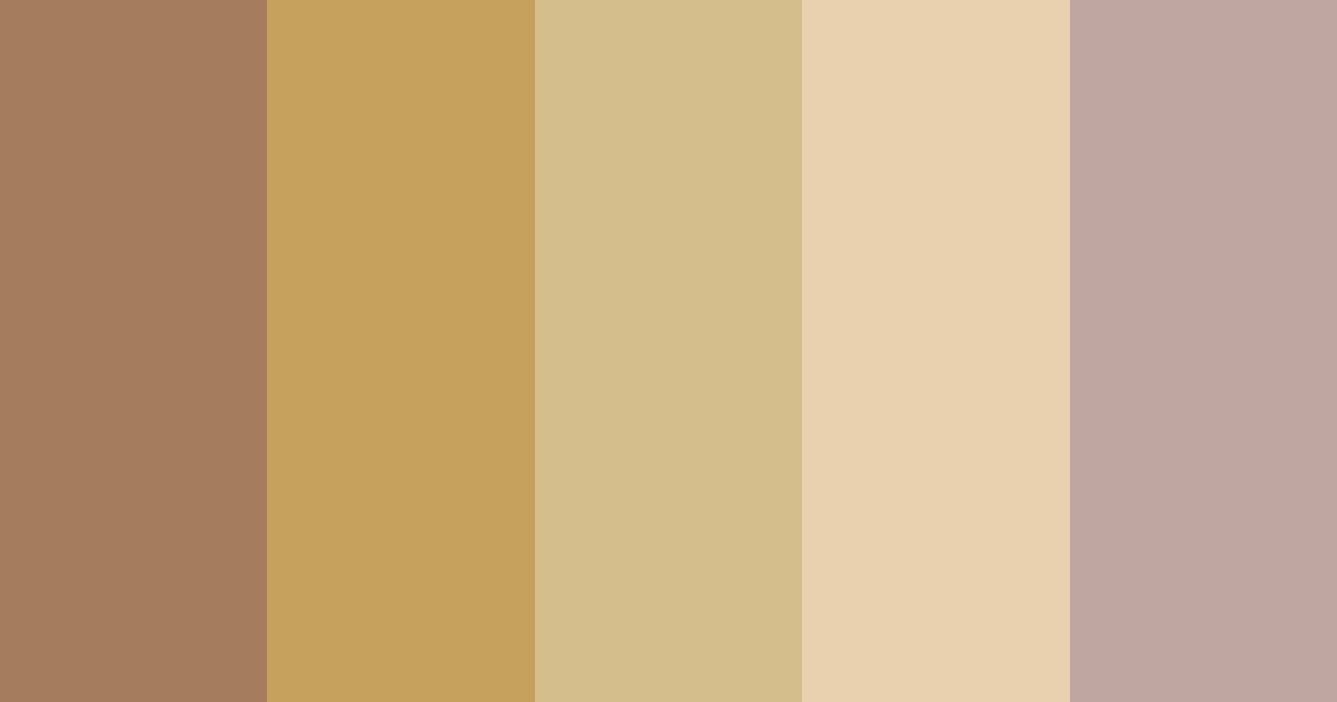 Download vintage and old color palette PNG image (landscape)