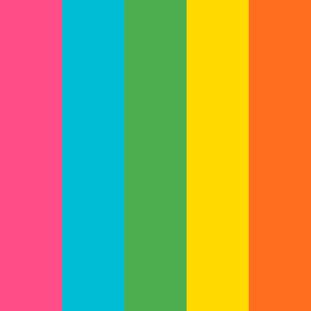 Download candy dream color palette PNG image (square)