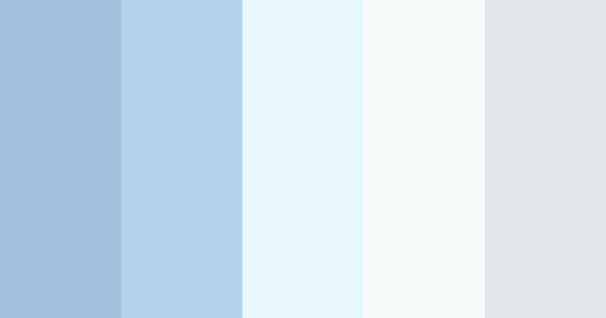 Download winter bliss color palette PNG image (landscape)