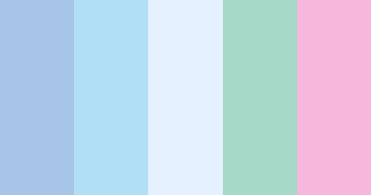 Download shiny vaporeon color palette PNG image (landscape)