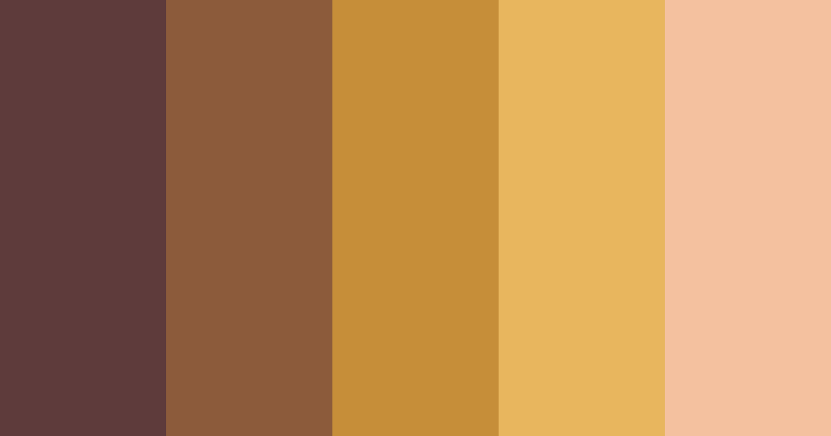 Download auburn sunset color palette PNG image (landscape)