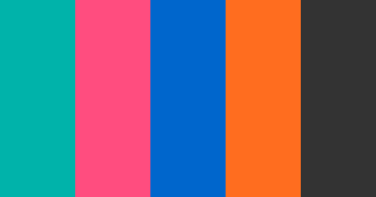 Download electric tropics color palette PNG image (landscape)