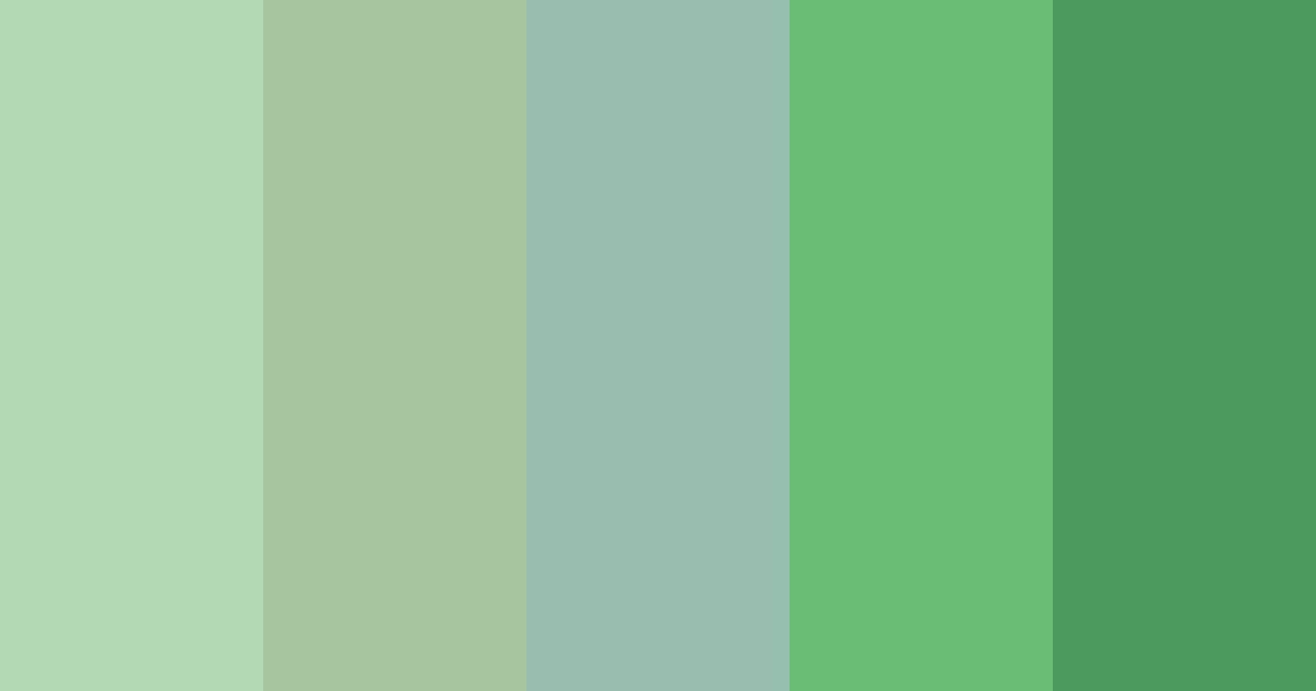 Download pastel forest color palette PNG image (landscape)