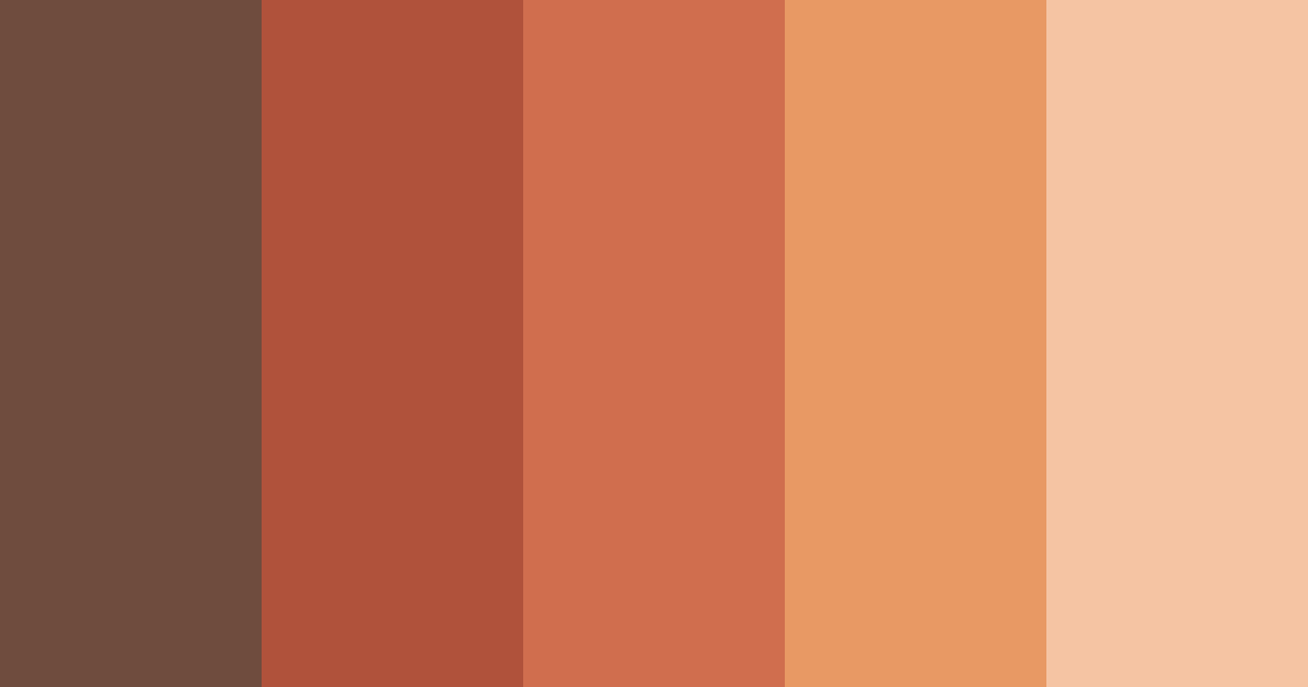 Download auburn glow color palette PNG image (landscape)