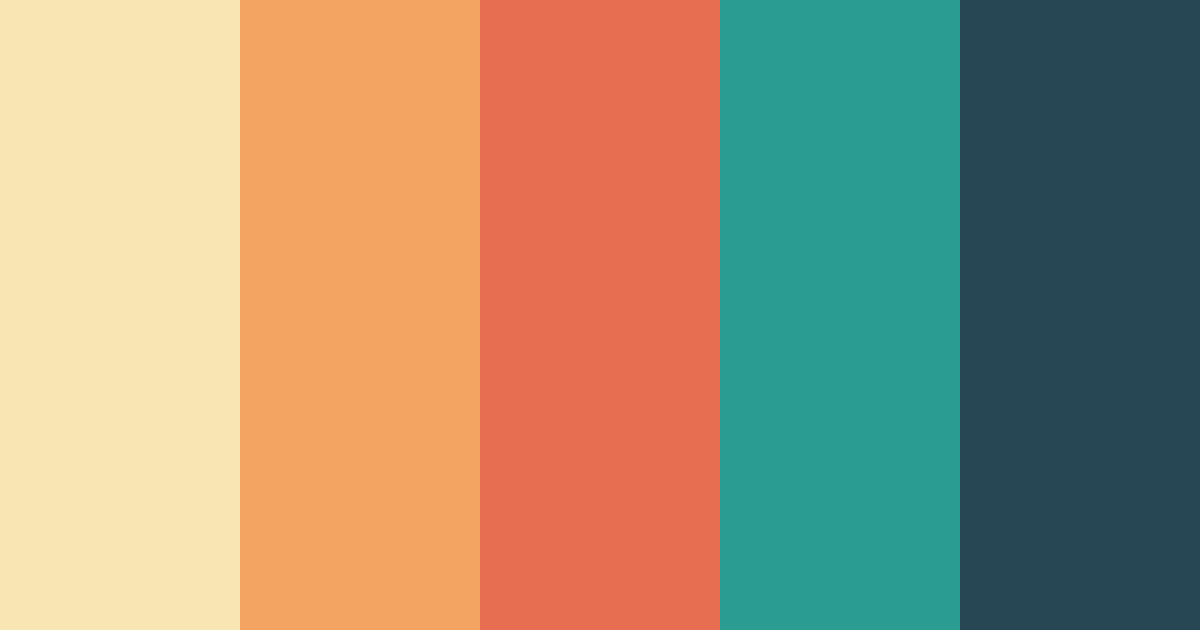 Download 70s hippie color palette PNG image (landscape)