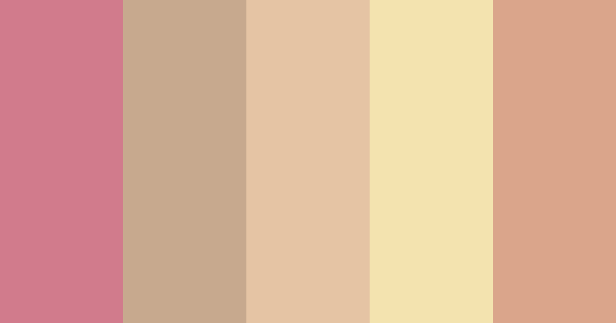 Download desert rose color palette PNG image (landscape)