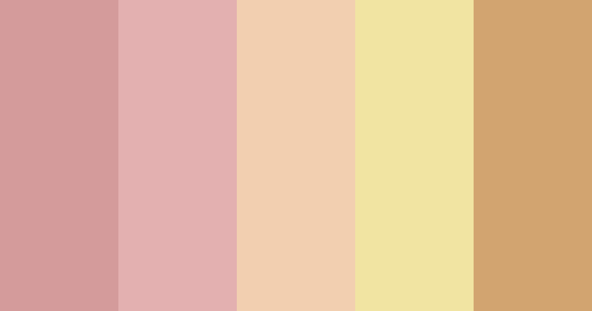 Download desert rose color palette PNG image (landscape)