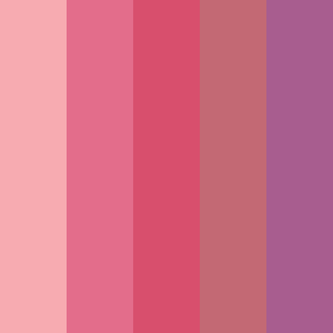 Download pink canyon color palette PNG image (square)