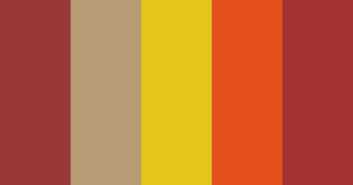 Download reindeer color palette PNG image (landscape)