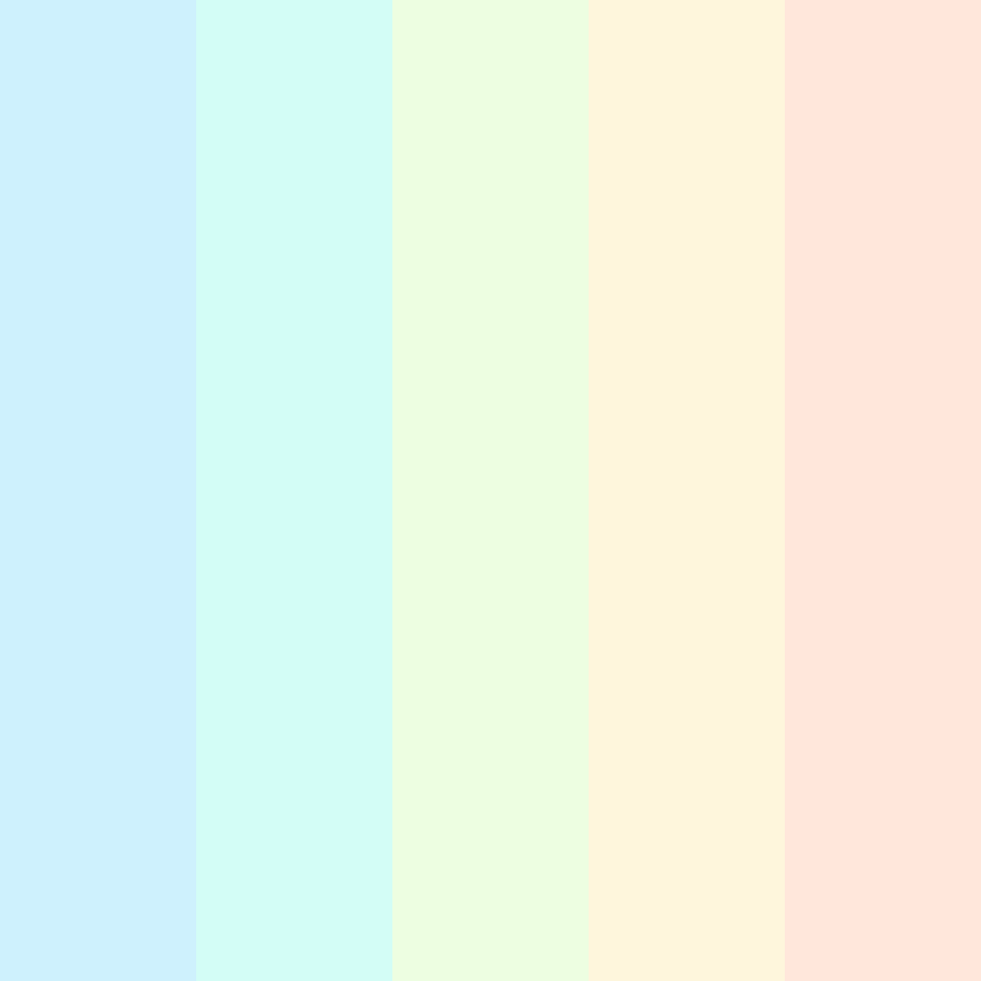 Download calm waters color palette PNG image (square)