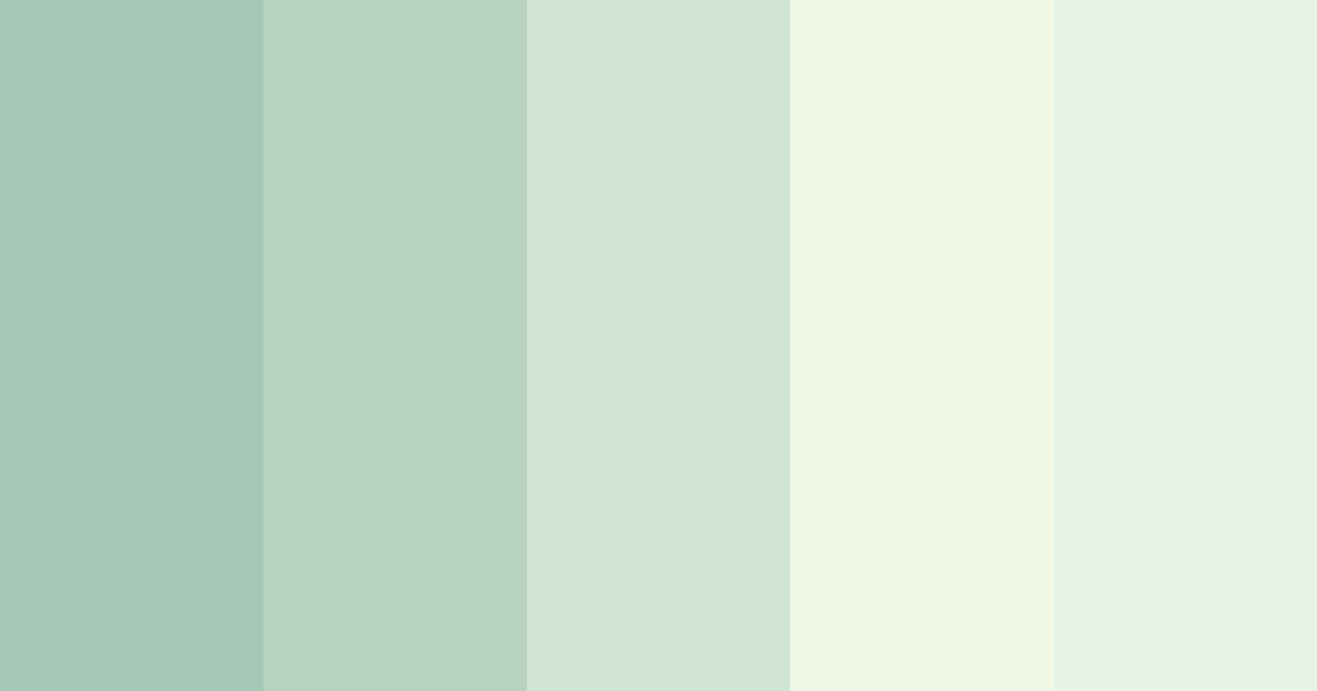 Download sage serenity color palette PNG image (landscape)