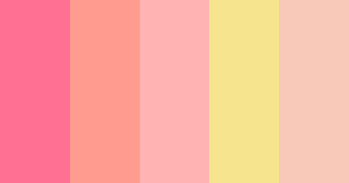 Download 90s pink aesthetic color palette PNG image (landscape)