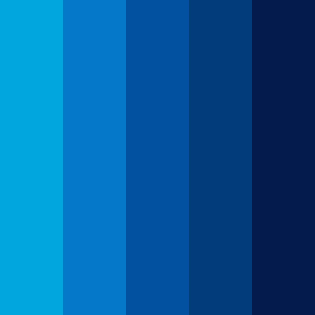 Download cyberblue color palette PNG image (square)