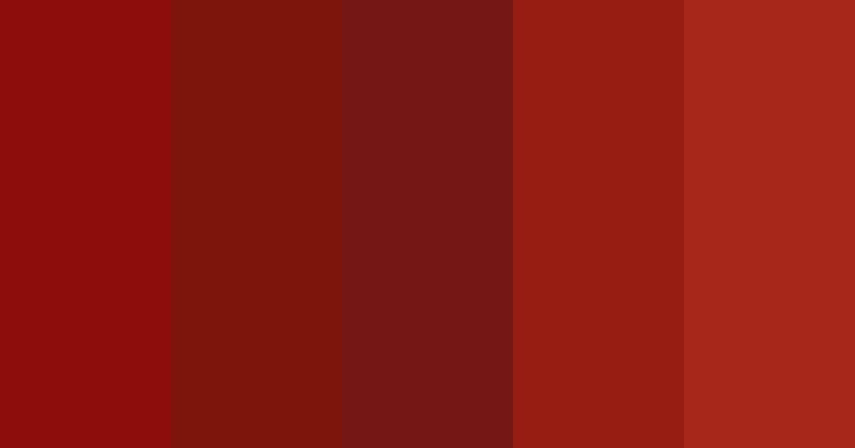 Download bleeding red color palette PNG image (landscape)